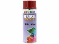 DUPLI-COLOR 732973 AEROSOL ART RAL 3004 purpurrot glänzend 400 ml