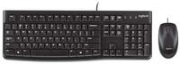 Logitech MK120 Kabelgebundenes Set mit Tastatur und Maus f&uuml;r Windows - ELL QWERTY