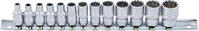 BGS 2150 | Steckschl&uuml;ssel-Einsatz-Satz Gear Lock | 13-tlg. | 6,3 mm (1/4") |...