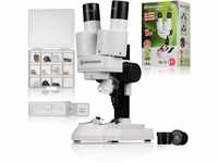 Bresser Junior Stereo 3D Mikroskop ICD-Pro mit 20x und 50x Vergrößerung für...