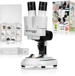 Bresser Junior Stereo 3D Mikroskop ICD-Pro mit 20x und 50x Vergr&ouml;&szlig;erung f&uuml;r...