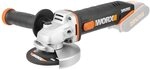 WORX WX800.9 Li-Ion Akku-Winkelschleifer 20V &ndash; Kompakter Schleifer mit schmalem