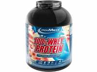 IronMaxx 100% Whey Protein Pulver - Strawberry Vanilla 2,35kg Dose 