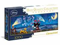 Clementoni 39449 Disney Classic – Puzzle Mickey & Minnie 1000 Teile, Panorama,