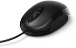 Hama MC-100 Optische 3-Tasten-Maus, kabelgebunden, schwarz