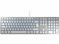 CHERRY KC 6000 SLIM, Ultraflache Design-Tastatur, Deutsches Layout (QWERTZ),