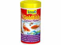 Tetra Goldfish Color Flakes - Flocken-Fischfutter mit natürlichen...