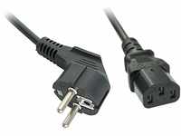 LINDY 30334 Kabel Sektor IEC 0,7 m schwarz
