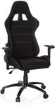 hjh OFFICE Gaming-Stuhl Game Force Stoff Schwarz Sportsitz ergonomisch mit Armlehnen