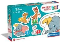 Clementoni 20806 Supercolor Disney Classic &ndash; Puzzle 3 + 6 + 9 + 12 Teile ab 2