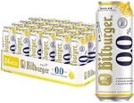 Bitburger 0,0% Radler Alkoholfrei - Dosen-Bier (24x 0,5l) - Alkoholfreies Pils mit