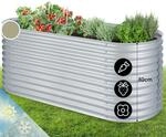 blumfeldt Hochbeet aus Metall, Wetterfestes Stahlblech f&uuml;r Balkon & Garten,