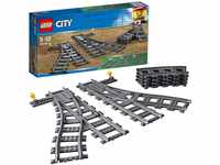 LEGO City Weichen, 6 Elemente, Erweiterungsset für Kinder, Spielzeug Set 60238