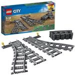 LEGO 60238 City Weichen, 6 Elemente, Erweiterungsset f&uuml;r Kinder, Spielzeug Set