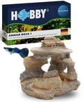 HOBBY Aquaristik Amman Rock 1 I 17 x 13 x 12 cm I k&uuml;nstlicher Stein f&uuml;r...