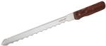 wolfcraft D&auml;mmstoffmesser 270 mm mit Holzgriff I 4119000 I Universalmesser f&uuml;r alle