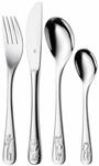 WMF Safari Kinderbesteck Set 4-teilig, Besteck Kinder Edelstahl, Kinderbesteck ab 3