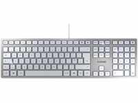 CHERRY KC 6000 SLIM, Ultraflache Design-Tastatur, Britisches Layout (QWERTY),