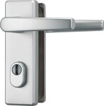 ABUS T&uuml;r-Schutzbeschlag KKZS700 F1 aluminium mit beidseitigem Dr&uuml;cker 20726