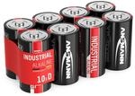 ANSMANN Industrial Alkaline Batterie Mono D LR20 Longlife professionelle