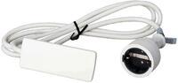 Schulte 151000155300 Evoline Plug Schukostecker wei&szlig;