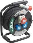 Meister Kabeltrommel H07RN-F5G2,5, IP44 - 20 m Kabel - Thermoschutz-Schalter -