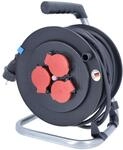 as - Schwabe Heimwerker Kabeltrommel, 25 m H05RR-F 3G1,5 Leitung 230V / 16A, mit 3