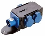 as - Schwabe MIXO-Stromverteiler Camping - Campingadapter - Mobiler Stromverteiler -