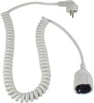 as - Schwabe Spiralleitung, 1m auf 2,5m dehnbares Spiral-Kabel mit