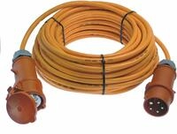 as - Schwabe Starkstrom Verl&auml;ngerungskabel 25 m H07BQ-F 5G2,5 &ndash; 400V, 16A, 6h, ca.