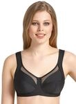 Anita Damen BH (Ohne B&uuml;gel), 5459 Komfort-BH Clara, Gr. 75B, Schwarz (schwarz...