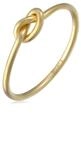 Elli Ring Damen Knoten Geo Minimal 375 Gelbgold