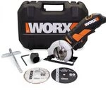 WORX WX423.1 Kompakte Kreiss&auml;gen 400W - Leerlaufdrehzahl 3600/min - 27mm
