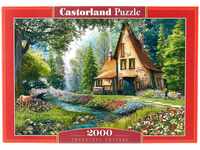 Castorland C-200634-2 Toadstool Cottage, Puzzle 2000 Teile, bunt