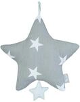 roba Spieluhr 'Little Stars', Einschlafhilfe, Textil-Stern waschbar, Babyzimmer Deko