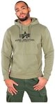 Alpha Industries Basic Hoody Kapuzensweat f&uuml;r Herren Olive