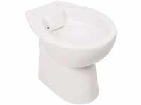 'aquaSu® Basic Stand WC spülrandlos 408, Tiefspüler, Abgang waagerecht,...