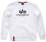 Alpha Industries Herren Basic Pullover Sweatshirt, Wei&szlig;, XL