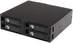 StarTech.com 4x Festplatten Wechselrahmen f&uuml;r 2,5 Zoll SATA / SAS Laufwerke - Mobile
