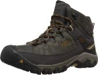 KEEN Herren TARGHEE III MID Wasserabweisend Wanderschuh SCHWARZOLIVE/GOLDBRAUN 42.5