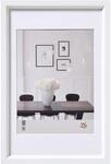 walther design Bilderrahmen weiss 30 x 40 cm mit Passepartout, Steel Style