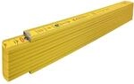 STABILA Zollstock Type 407, 2 m, gelb, metrische Skala, Winkelfunktion,...