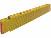 STABILA Holz-Gliedermaßstab Type 707, 2 m, gelb, metrische Skala