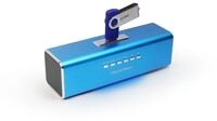 MusicMan MA Lautsprecher (MP3-Player, Soundstation & Radio, USB, Line-In) blau