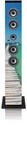 Lenco iCes IBT-6 Bluetooth-Standlautsprecher, 40 Watt Musikleistung (UKW-Radio,...