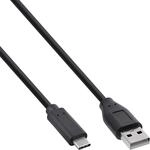 Inline USB 2.0 Kabel, Typ C Stecker an A Stecker 1,5m