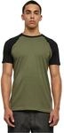 Urban Classics Herren Raglan Contrast Tee &ndash; Kurzarm T-Shirt aus Baumwolle mit