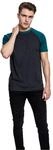 Urban Classics Herren Raglan Contrast Tee &ndash; Kurzarm T-Shirt aus Baumwolle mit