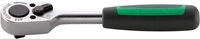STAHLWILLE 415 l 1/4" Knarre mit Kugelarretierung, L&auml;nge: 120 mm l ergonomischer