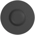 Villeroy & Boch - Manufacture Rock Pastateller 28 cm, Schiefer Optik, Teller...
